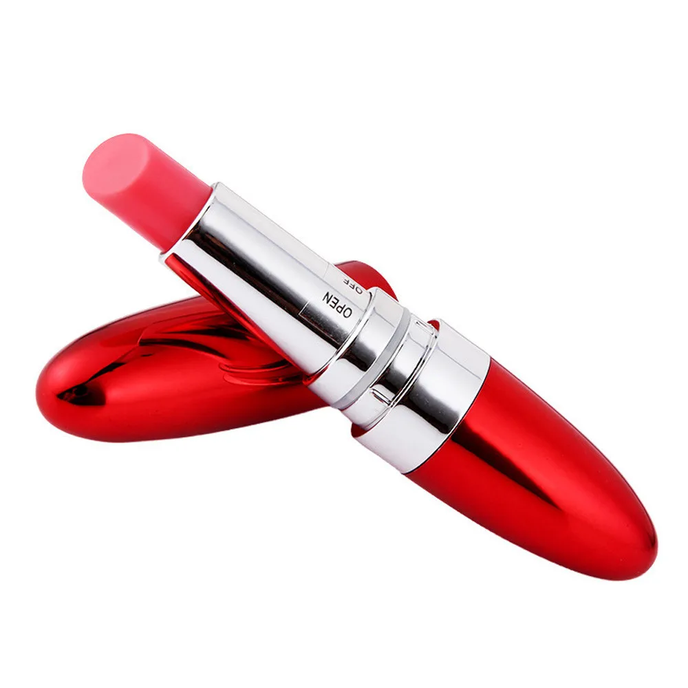 Makeup Fashion 1PCS Mini Powerful Lipsense Moisturizing Waterproof Lipstick Massage Vibration Magic Vibrating Lipstick Maquiagem - Цвет: Red