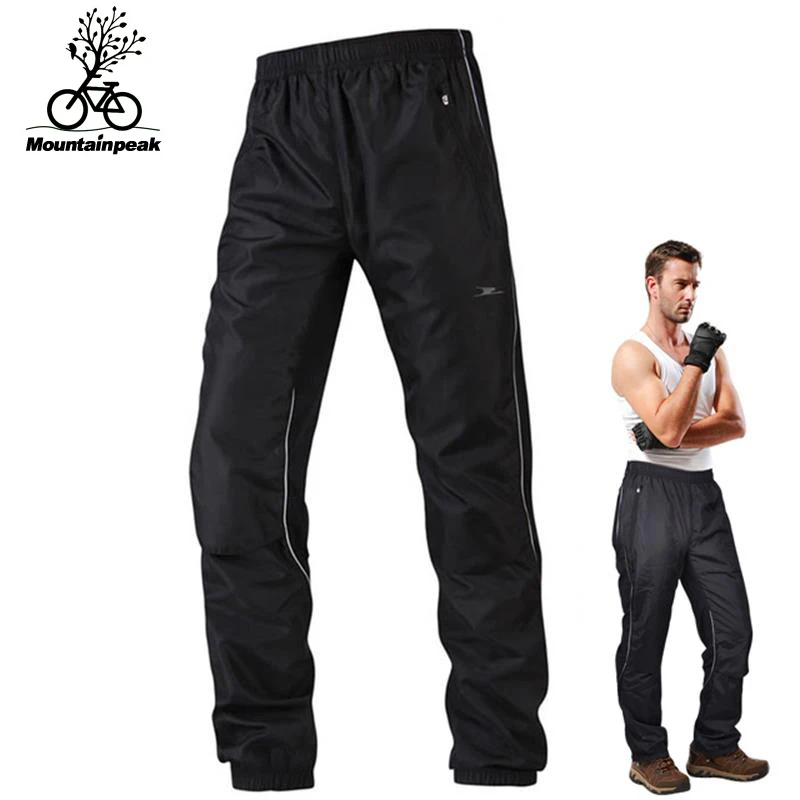 Мужские походные брюки, флисовые штаны, водонепроницаемые брюки, Походные штаны для верховой езды, уличная спортивная одежда для бега, велосипедный размер, M-XXL, MP027