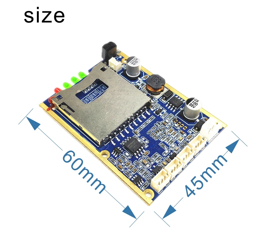 1CH HD recorder board SD card storage module Support CVBS recording CCTV PCB board DVR monitor recorder board