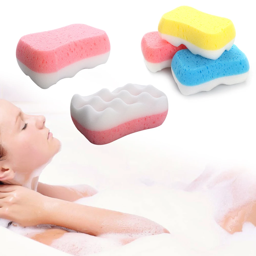 

Random Color!! 1 Pc Bath Sponge Soft Scrubber Shower Massage Brush Body Scrub Treatments Shower Deep Clean Skin Scrub repair
