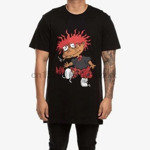 Trippie redd футболка электрическая ручная SS Черная M-23456XL K304 | Мужская одежда