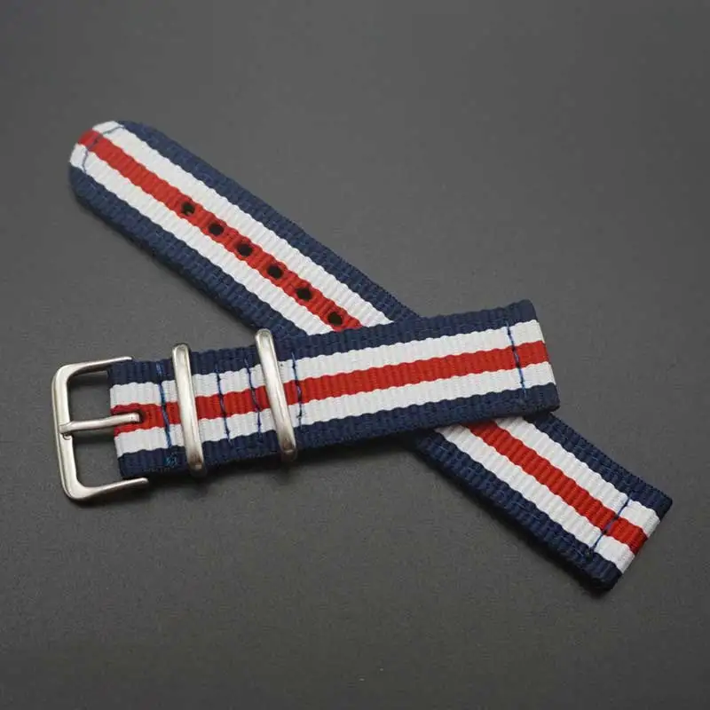 waterproof 20mm nylon watch strap canvas 22mm watch band 18mm nato strap