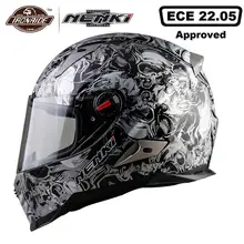 Мотоциклетный шлем NENKI Capacete мотоциклетный с полным лицевым