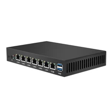 Soft Router Mini PC 1037U 1007U 6 Ethernet Gigabit LAN Intel NIC Multi Network COM Serial USB Ports Industrial PC run Pfsense