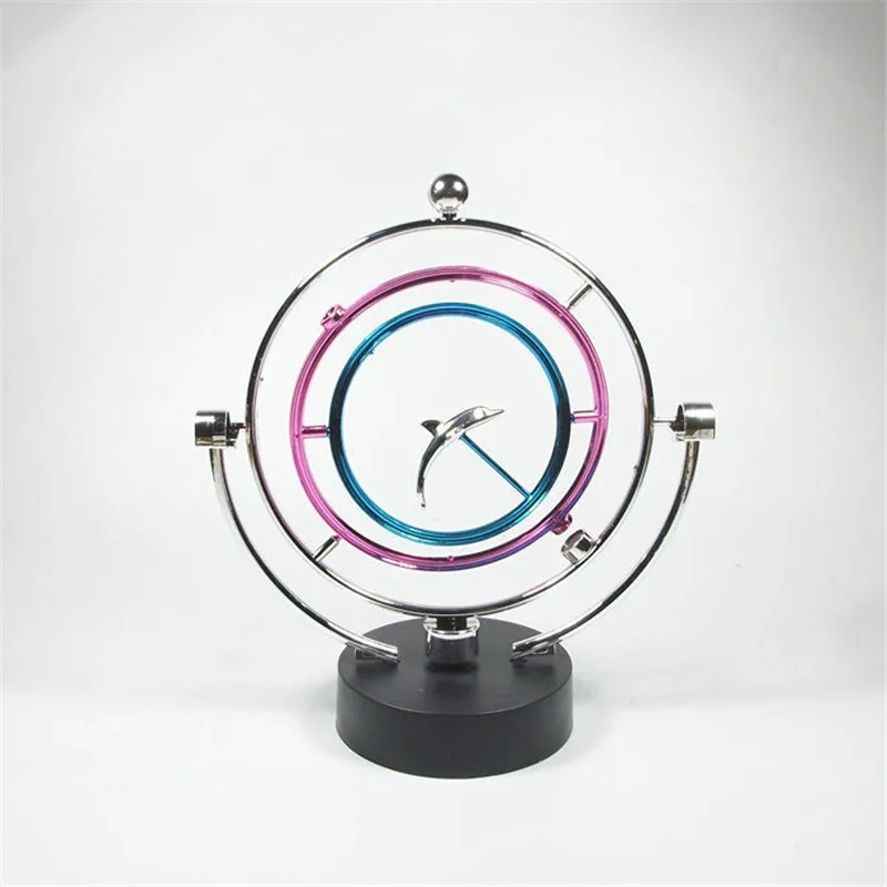 Магнитный маятник Ньютона с батареей для украшения дома и офиса, развивающий подарок для детей, физика, наука, металлический баланс