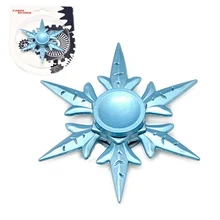 New Snowflake Fidget Spinner Metal Hand Finger Spinner Anti-Stress Wheel Fidget Toys Top Autism Focus Widget Kid Gift