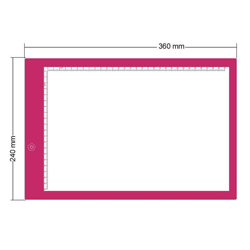 Elice розовый светодио дный свет A4 ЖК-дисплей экран доска для рисования трафарет искусство Копировать живопись графика планшетный компьютер доска Таблица татуировки AU/EU/Великобритания Plug