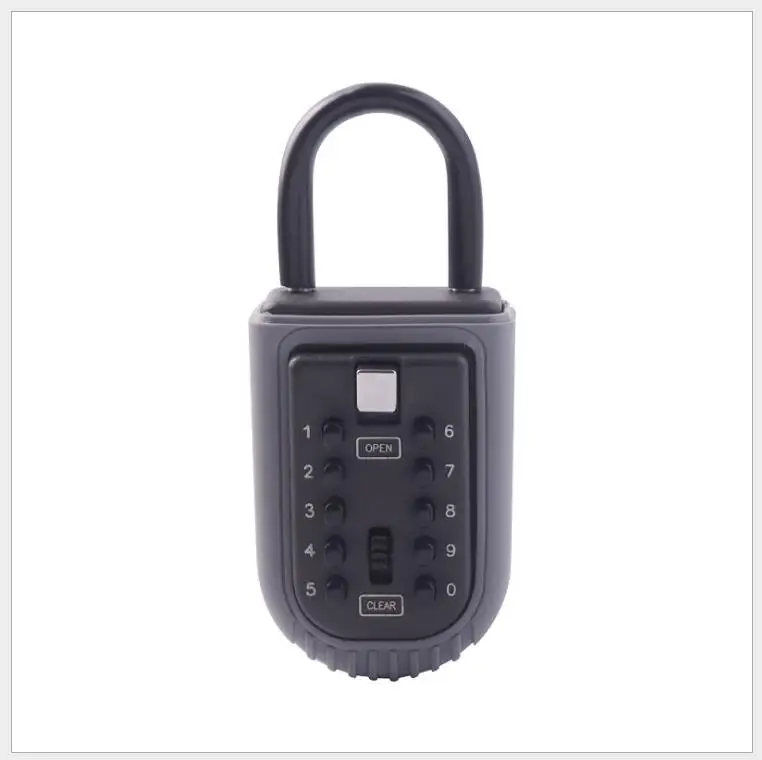 Портативный, Безопасный ящик настенный 10 ключей с паролем Комбинированный Замок из металлического сплава для хранения ключей органайзер для хранения коробки