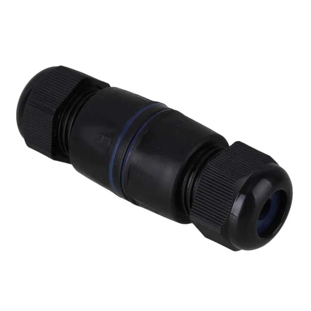 

LAN Ethernet IP68 Protection M25 Stuffing Locknut Plastic RJ45 UnShielded Waterproof Cable Gland Connector for Double Cable