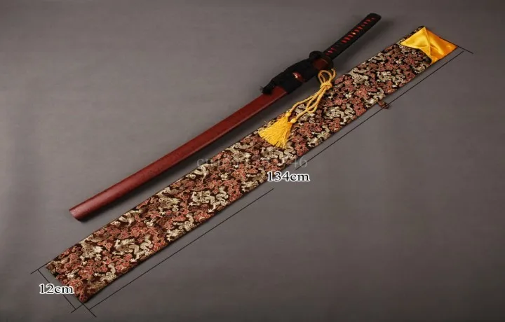 Нежная и мягкая шелковая сумка для меча для японский самурайский меч катана хороший и отличный меч аксессуар лучший подарок или коллекция QD2