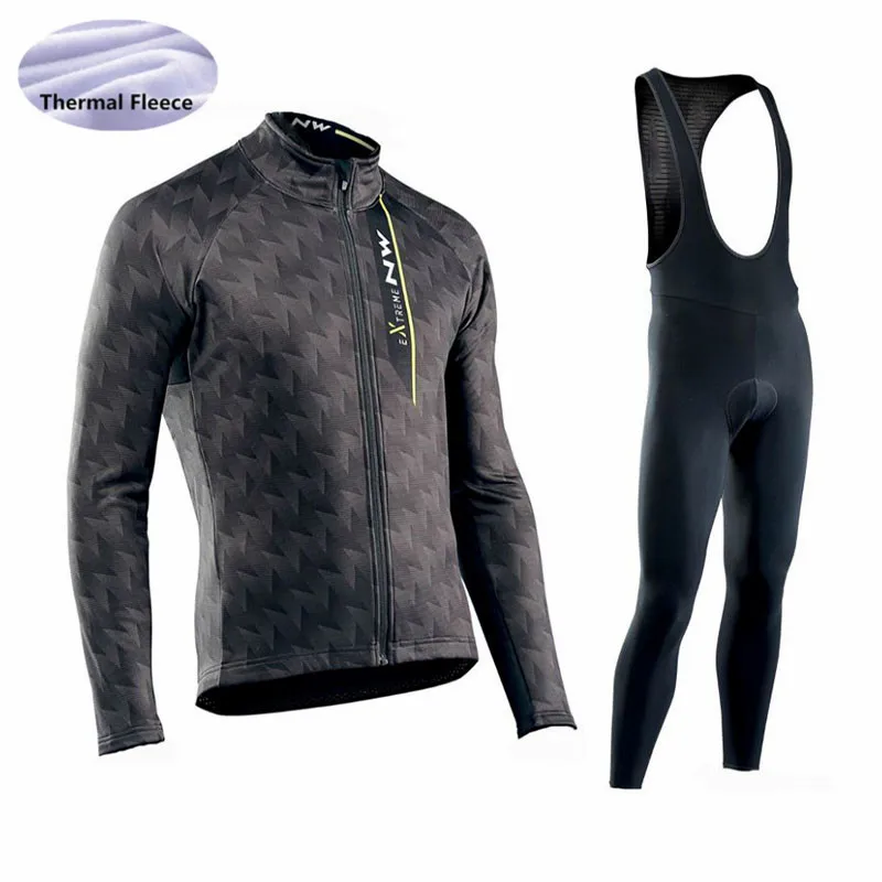 NW мужские про команды с длинным рукавом Одежда для велоспорта дышащая велосипедная Джерси комбинезон набор открытый спортивный мотобайк Ropa Ciclismo - Цвет: 8