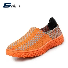 Мужская повседневная обувь ручной работы; мужские лоферы; модная пляжная обувь с низким верхом на плоской подошве для влюбленных; сезон весна-лето; B829