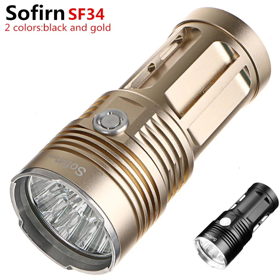  Sofirn SF34 Powerful LED Flashlight High Power Flashlight 18650 Searchlight Torcia torch light lant - 32800206546