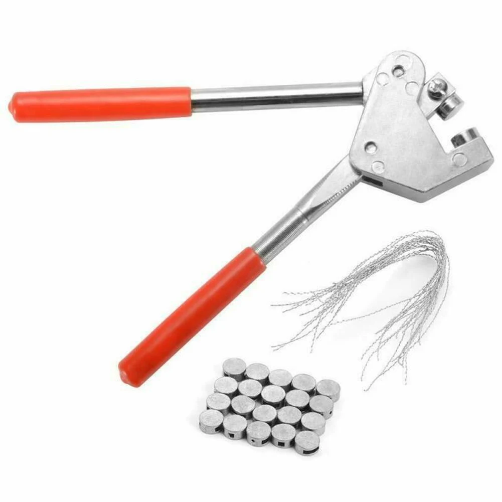 

Sealing Tool Home Use Lead Seal Practical Durable Plastic Handle Anti-theft Pliers Useful Stainless Steel Security Locked