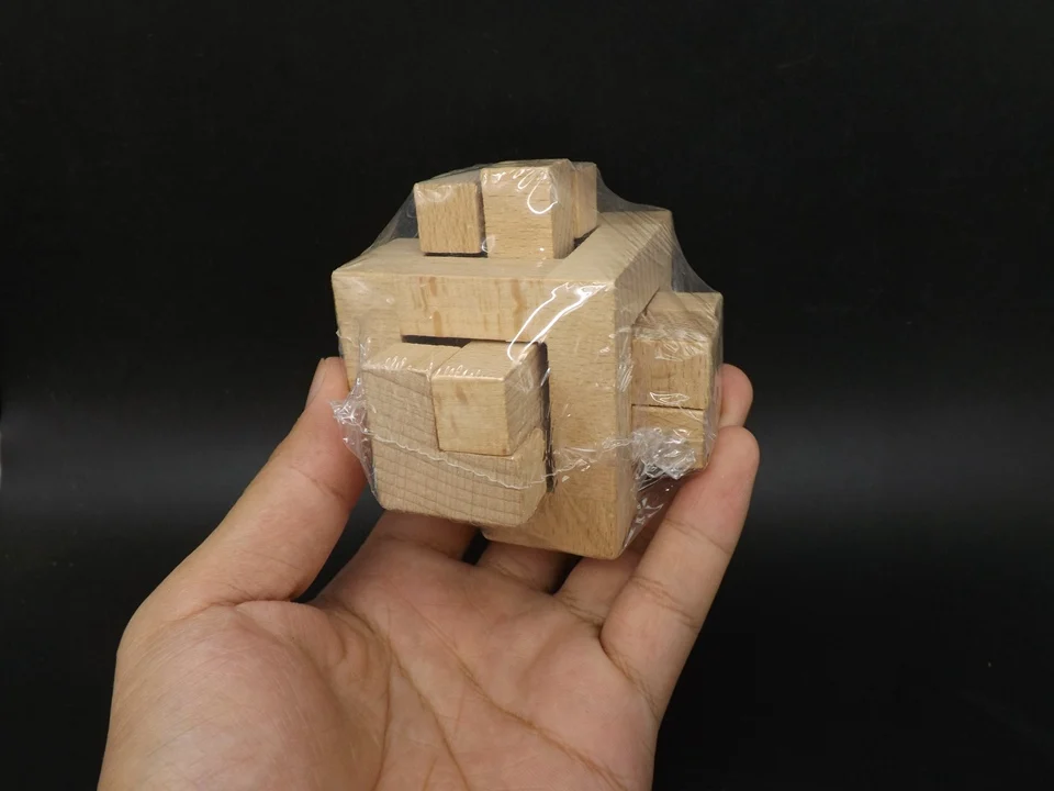 Деревянная игрушка Лу бань замок китайский Ум Игра Головоломка модель Brainteaser интеллектуальные игрушки для детей