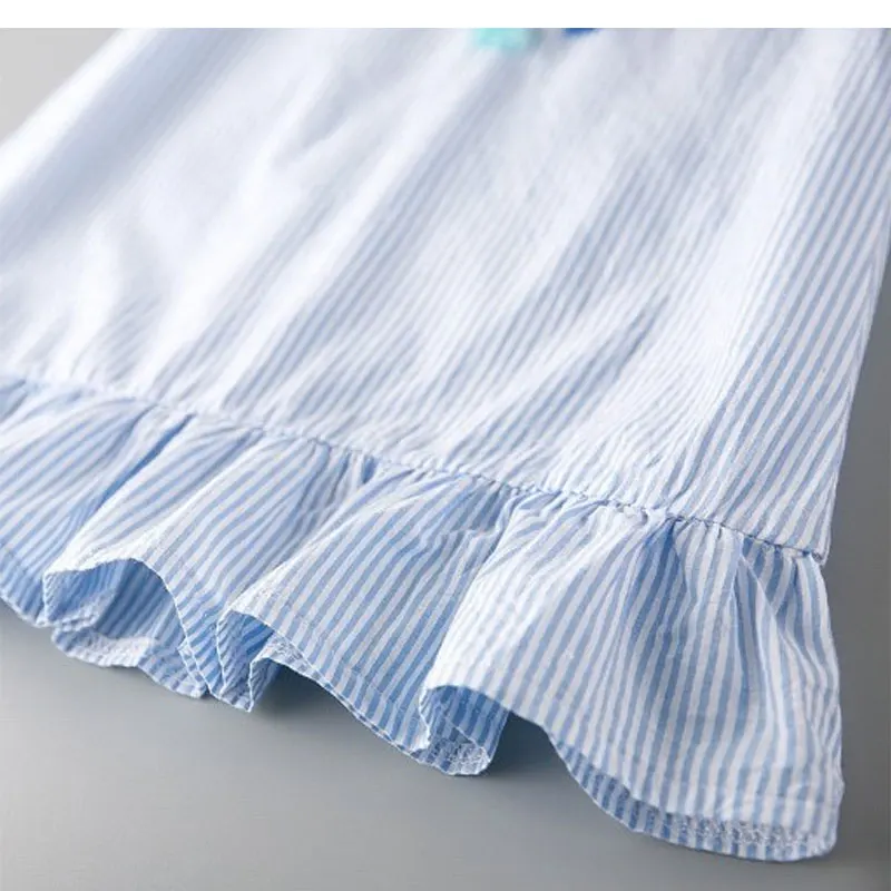 Girls Striped Dress 8