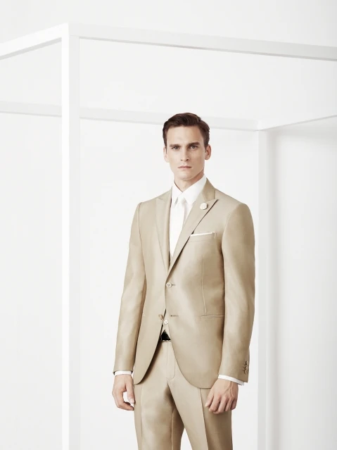 Смокинги для жениха шампанского на заказ, 3 предмета, мужские костюмы на свадьбу, красивый костюм жениха друзей жениха(куртка+ штаны+ жилет), terno