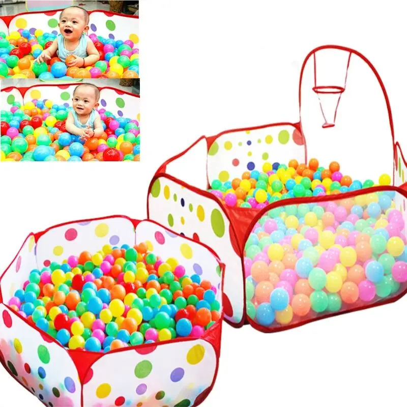 Retail Portable font b Baby b font Playpen Children Indoor Ball Pool Play Tent Foldable Playpens