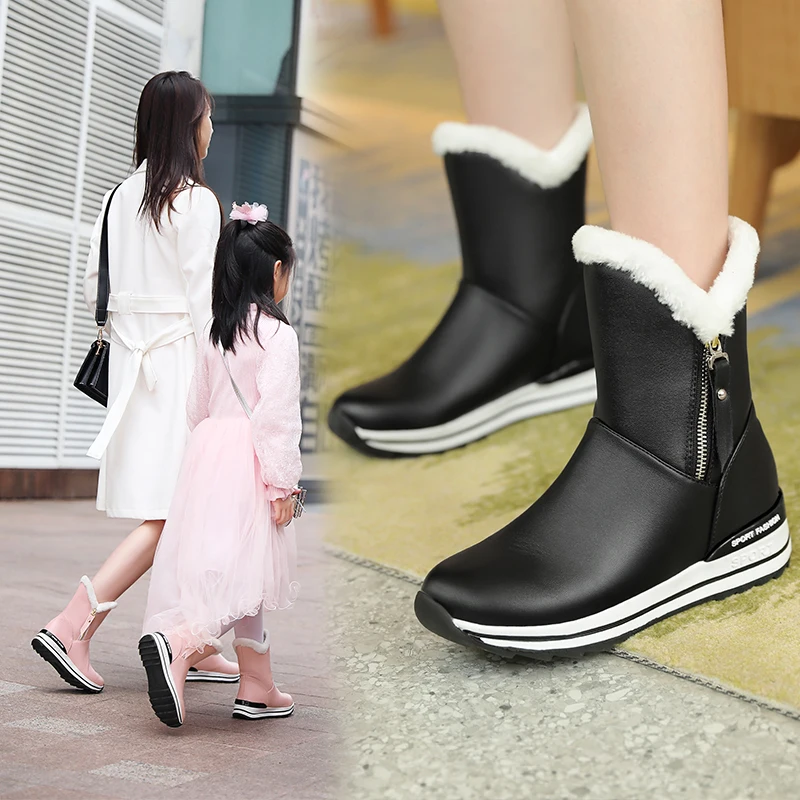 INS women ankle boots 22-26cm thick snow boots ankle boots for women winter boots women outdoor warm shoes ankle boots for women