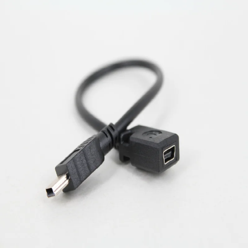 Wholesale USB Mini 5 Pin male to Mini 5pin female Adapter cable 50pcs/lotin Data Cables from