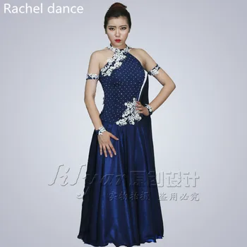 

2017 New Standard Ballroom Dress Women Top Harness Style Sleeveless Salsa Tango Rumba Flamengo Latin Dance Competition Costumes