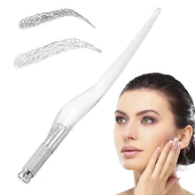 ATOMAS профессиональные руки противотуманные линии Татуировки Ручка вышитая полу Перманентный карандаш для бровей татуировки ручка микроблейдинг инструмент