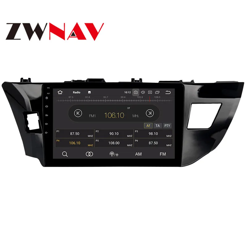 Sale 10.2"Android 7.1 8.0 Car GPS Radio DVD Player For Toyota Corolla 2014-2016 with Octa Core 4GB+32GB Auto Stereo Multimedia Navi 10