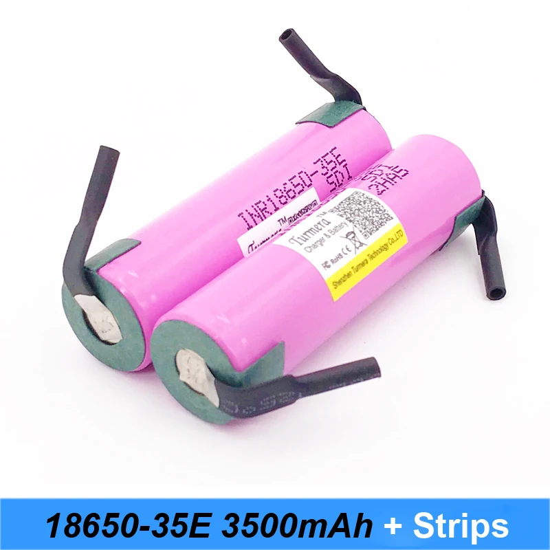 battery 18650 35e Turmera For samsung 18650 3500mAh 13A INR18650 35E 18650 battery for bike battery for screwdriver power bank battery 18650 35e Turmera For samsung 18650 3500mAh 13A INR18650 35E 18650 battery for bike battery for screwdriver power bank