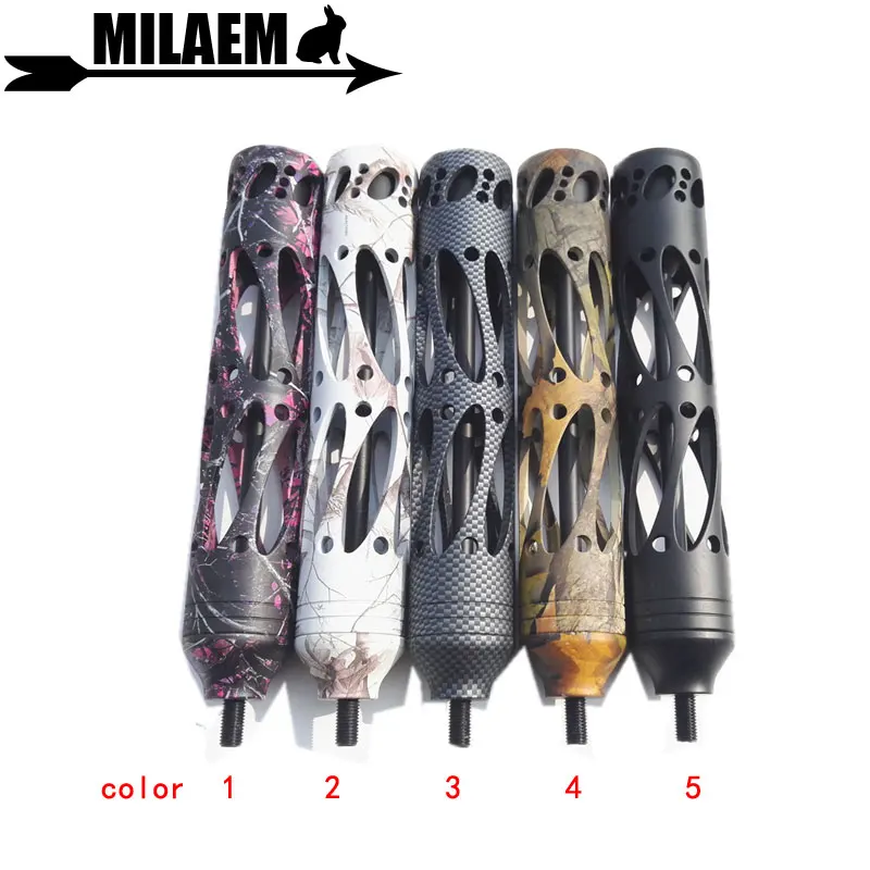 

8 inch 6.5oz Archery Stabilizer Archery Alloy CNC Aluminum Shock Absorber Hunting Compound Bow Vibration Dampening
