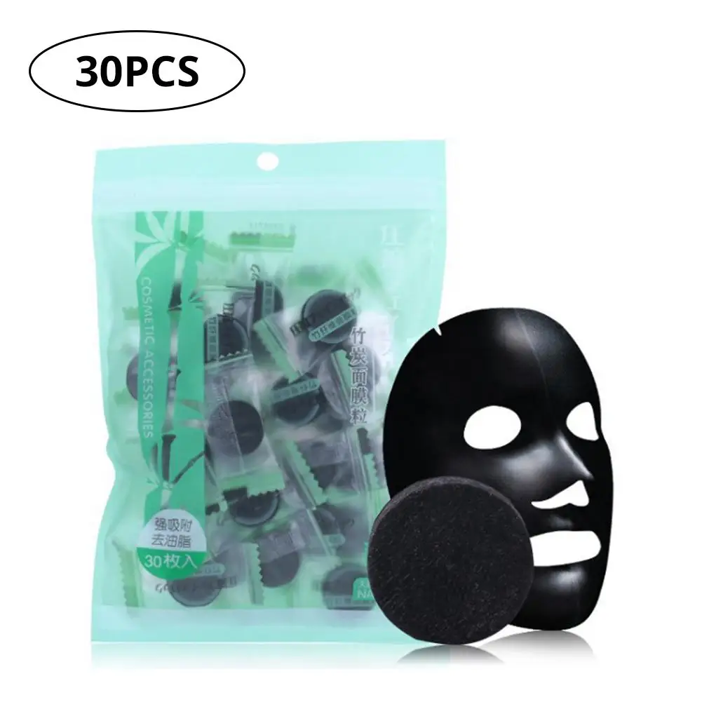 

30PCS Compressed Face Mask Paper Disposable Facial Masks Papers Natural Skin Care Wrapped Masks DIY Women Makeup Beauty Tool