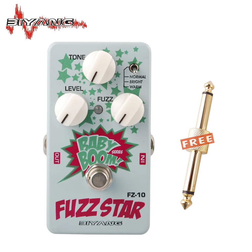 Biyang baby boom FZ-10 педаль эффектов для электрогитары три Модели Fuzz Star Distortion True Bypass Музыкальные инструменты 250 D