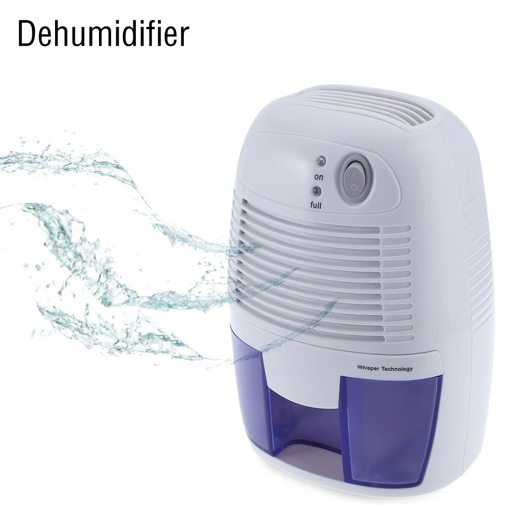 

Mini Dehumidifier for Home Portable 500ML Moisture Absorbing Air Dryer with Auto-off and LED indicator Air Dehumidifier