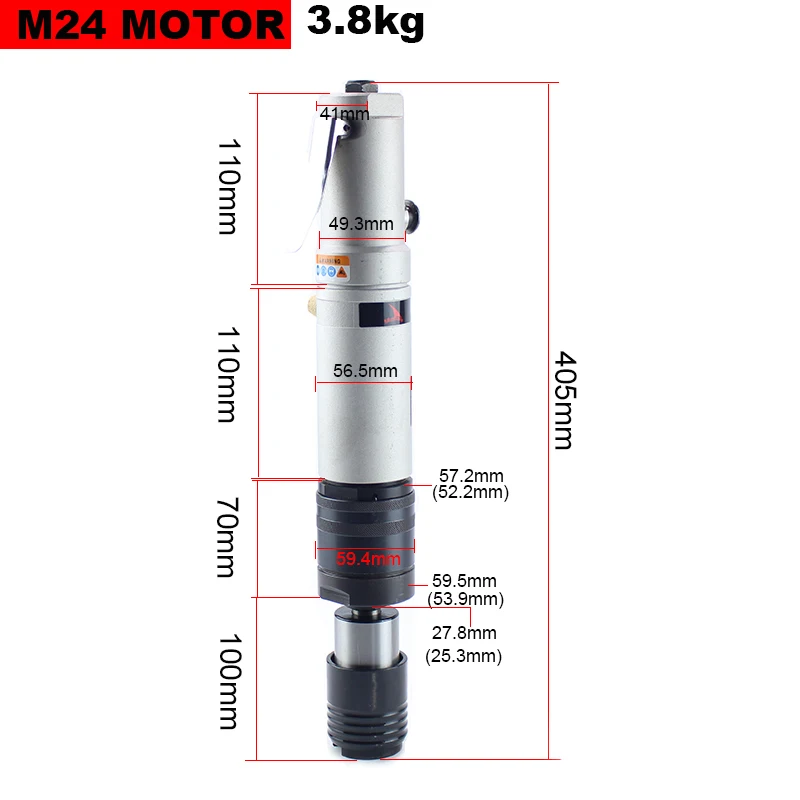 Высокое качество AT-024-L M5-M24 Автоматическая пневматическая резьбонарезная машина воздуха Tapper инструмент с рабочей достигаемостью 1900 мм