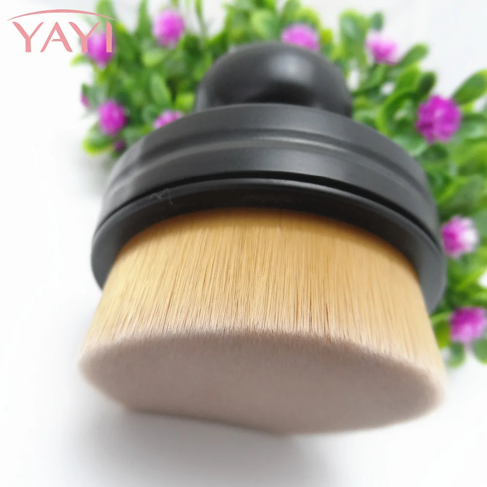 Профессиональная Плоская Круглая макияжная щетка Ahyee мягкая женская