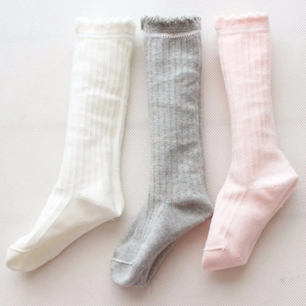 Носочки для девочки до колена Луки Принцесса Носки милые Детские носки Длинные детские бантом носки для девочек девушка