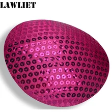 B044 Hot Pink Блесток Круг Круглый Дамских Hat Чародей и Заставки База Ремесло