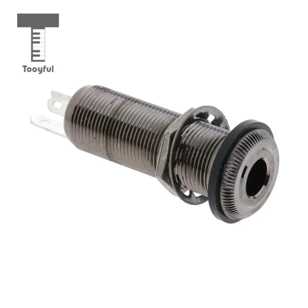 1/4'' 6.35mm Electric Guitar Bass Input Output Jack Socket Plug Connector for Guitar Replacement Parts