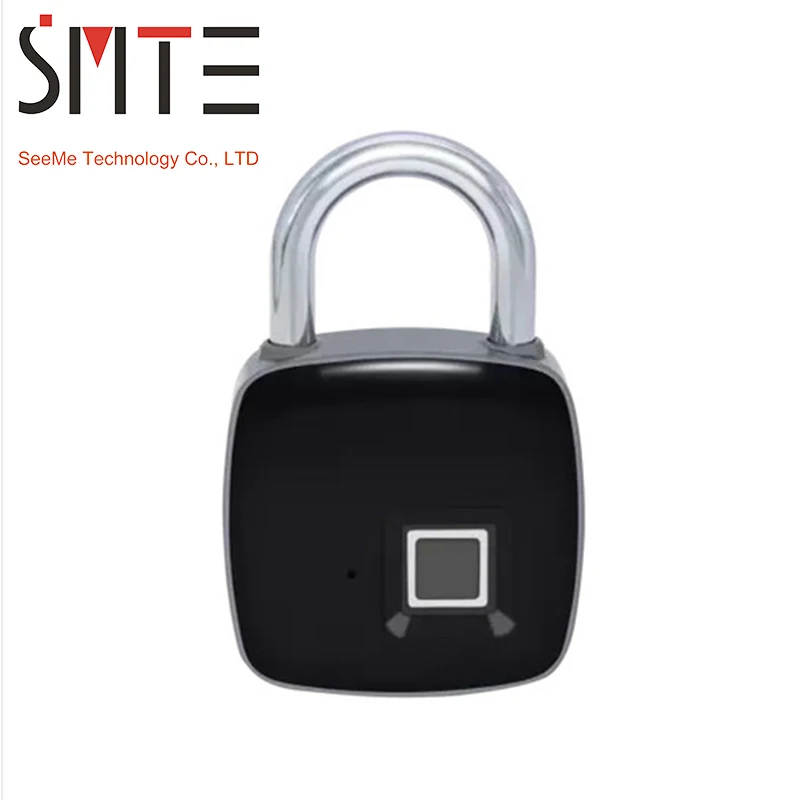 

Fingerprint Padlock 3.7V 10 groups Micro USB Fingerprint Recognition Smart Lock Keyless Waterproof Security Anti-Theft Padlock