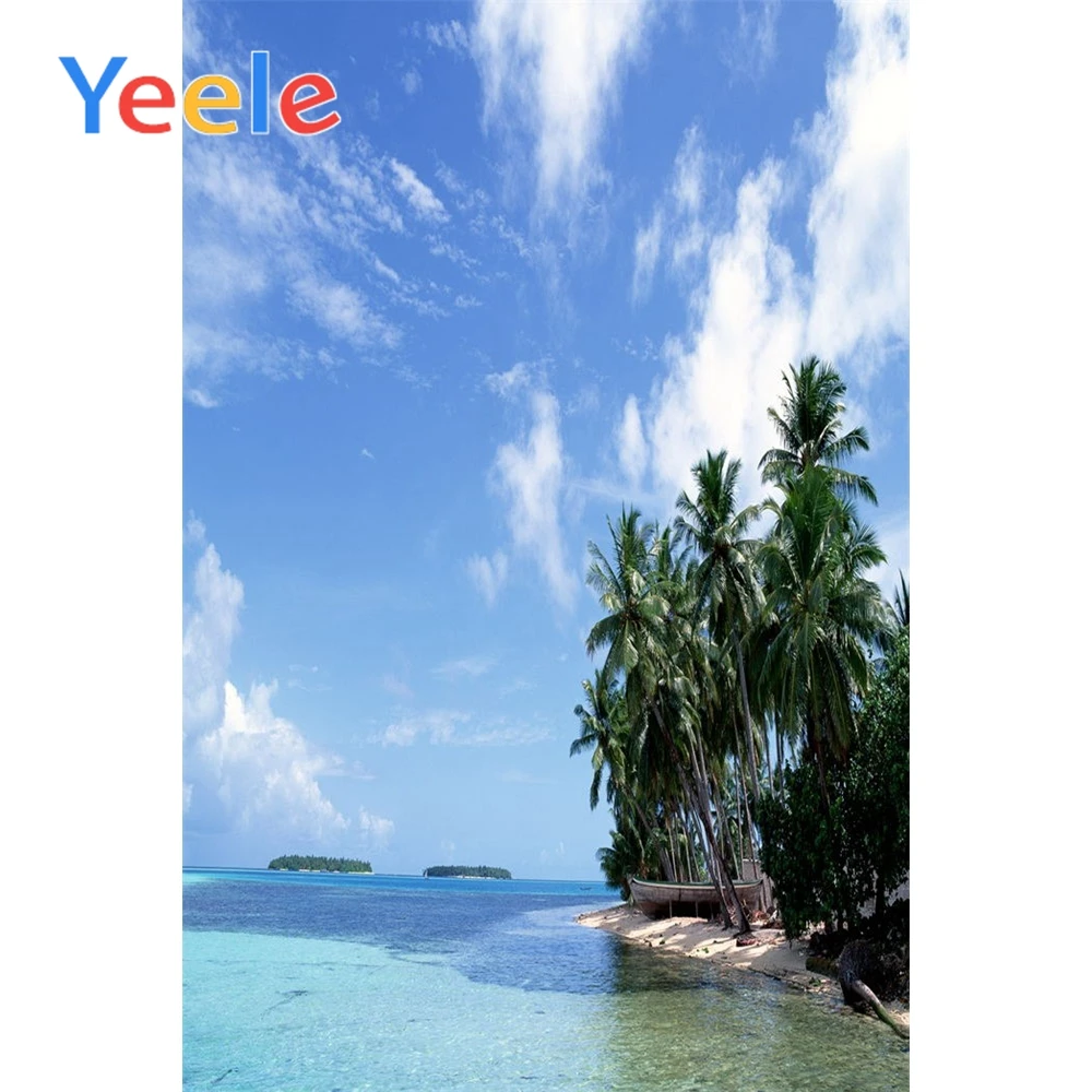 

Yeele Tropical View Seaside Vacation Wedding Portrait Photography Backdrops Summer Photographic Backgrounds For Photo Studio