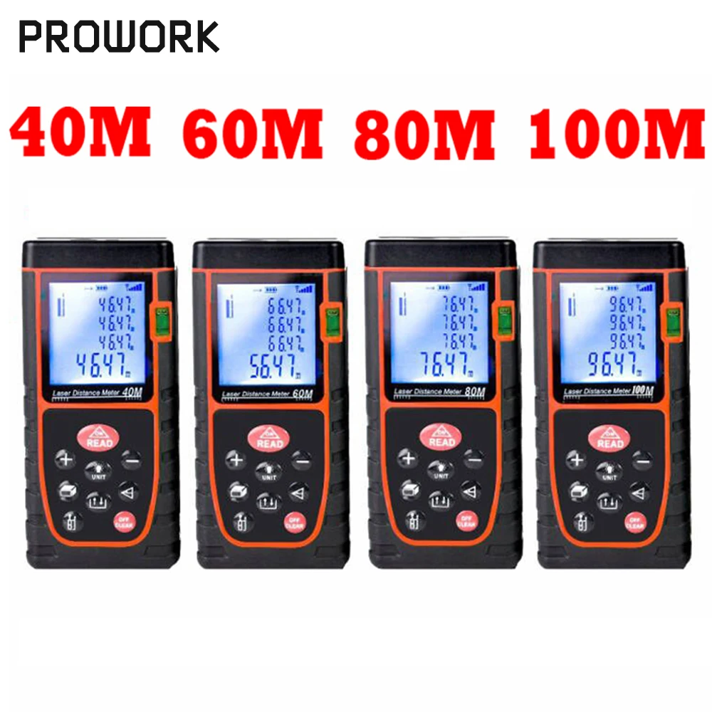 40M 60M 80M 100M Optical Electrical Handheld Laser Rangefinder Digital