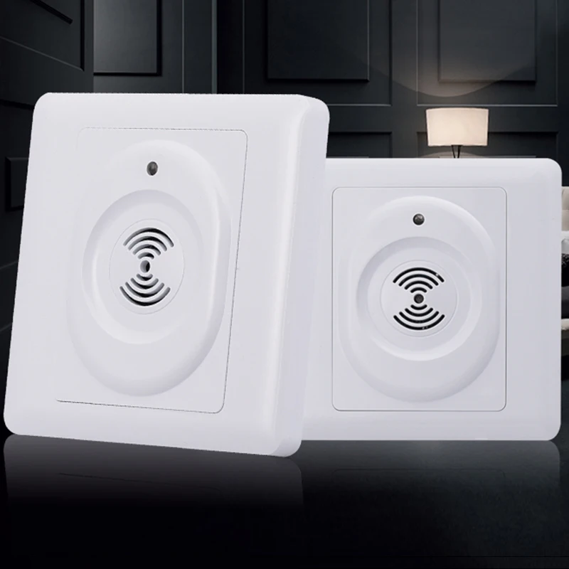 

New Smart Home Wall Mount Voice Control Switch Light Sensor Auto Switch Dual Controlled By Light and Sound for Smart Home Life