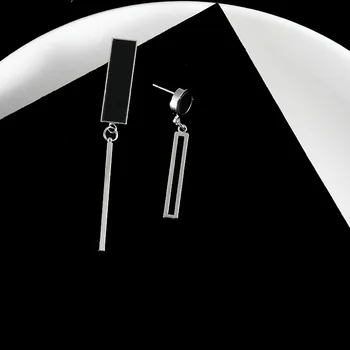 

Punk Earrings Sales 2020 Fashion New Earrings Gold Personality Simple Geometric Long Section Asymmetric Ladies Neoglory