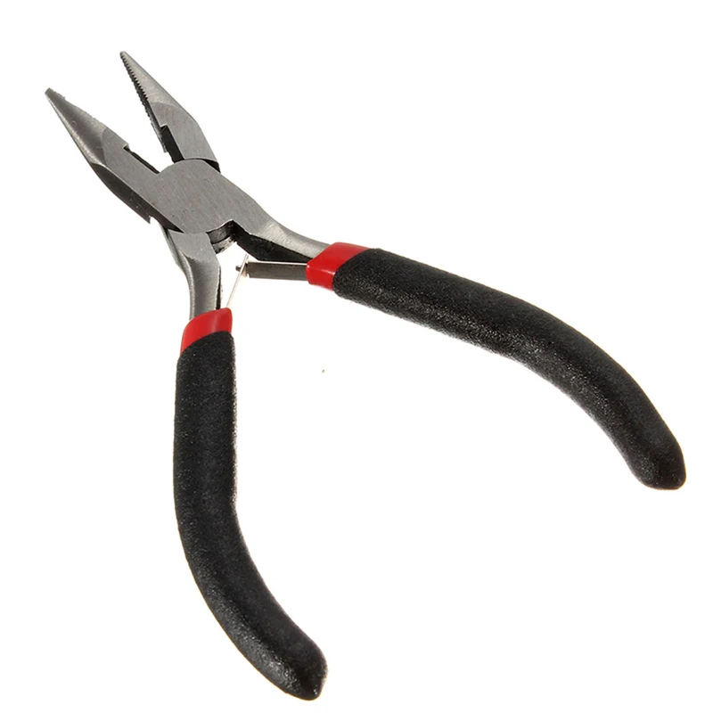 

NK MIXTOS Tooth Flat Nose Pliers Tool for Jewelry Making Tools Pliers Tool Black Use Convenient