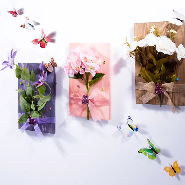 Wall Hanging Artificial Flowers Plants Wall Decoration Fake Flower Wall