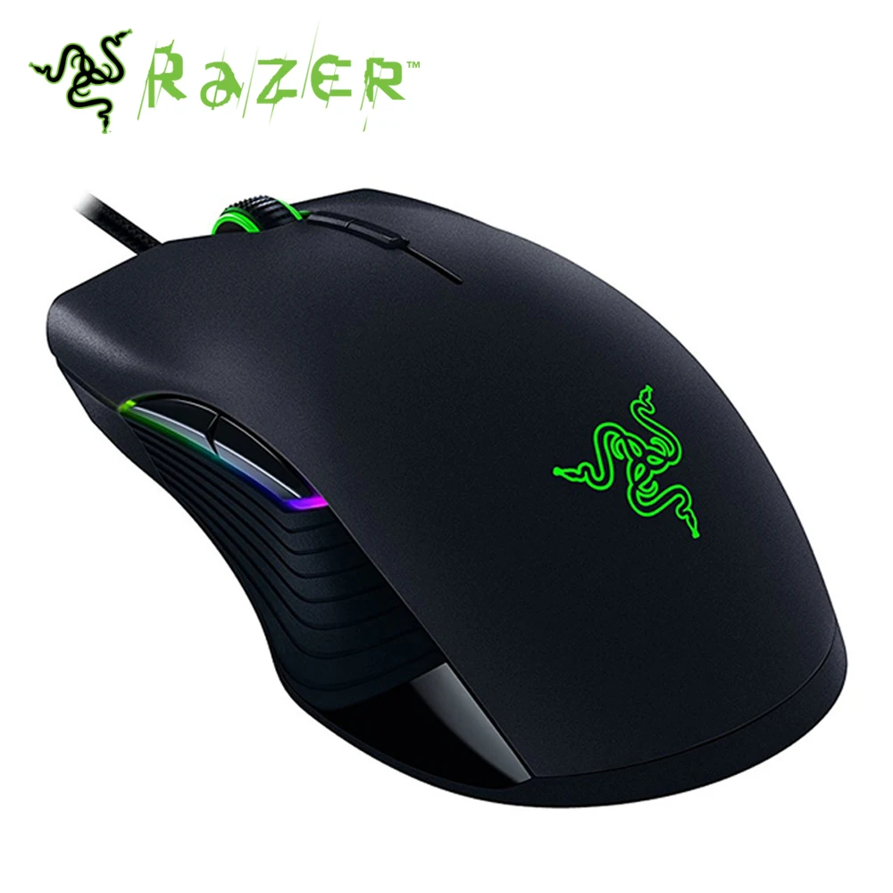

Original Edition Wired Gaming Mouse 16000 DPI 5G Optical Sensor Left and Right Both Hand Gaming Mouse Razer Lancehead Tournamen