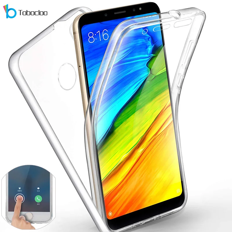 

Cases for XiaoMi Mi8 SE A1 A2 Lite Case Transparent 360 Full Coverage RedMi 6 6A Pro 5 Plus 5A NOTE 6 S2 Global Version Cover