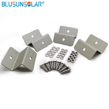 

5 sets/lot High quality Z-type Aluminum Solar Panel Roof Mounting Bracket for carvan roof ZJ0216