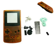 Новое поступление смешивания Цвет в одном оранжево-черный Цвет Корпус чехла для NintendoGBC обложке Gameboy Цвет с кнопками мальчик Цвет