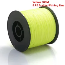 300 м 8 стендов PE плетеная рыболовная леска красный зеленый синий серый белый желтый Красочные многофиламентная Леска нейлон