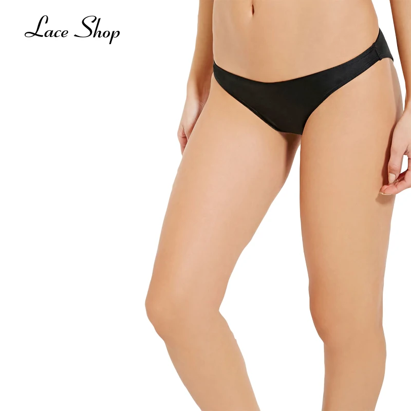 Laceshop 2017 New Fashion Solid Black  Panties Fem...